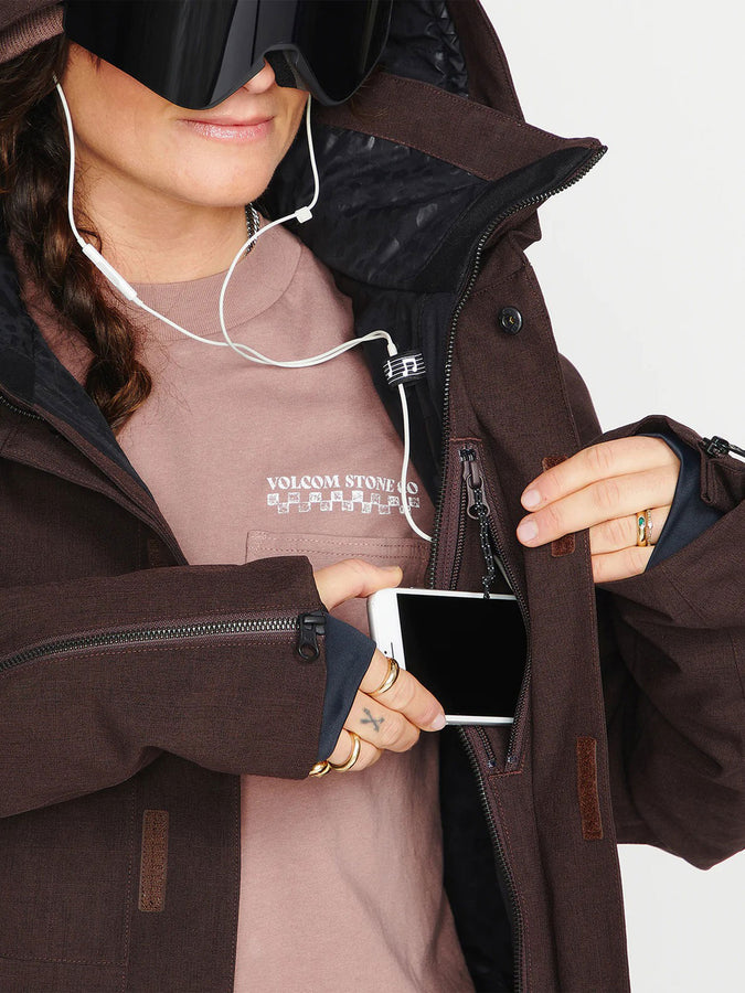 Volcom Sherwin Insulated Snowboard Jacket 2023 | BLACK PLUM (BPM)