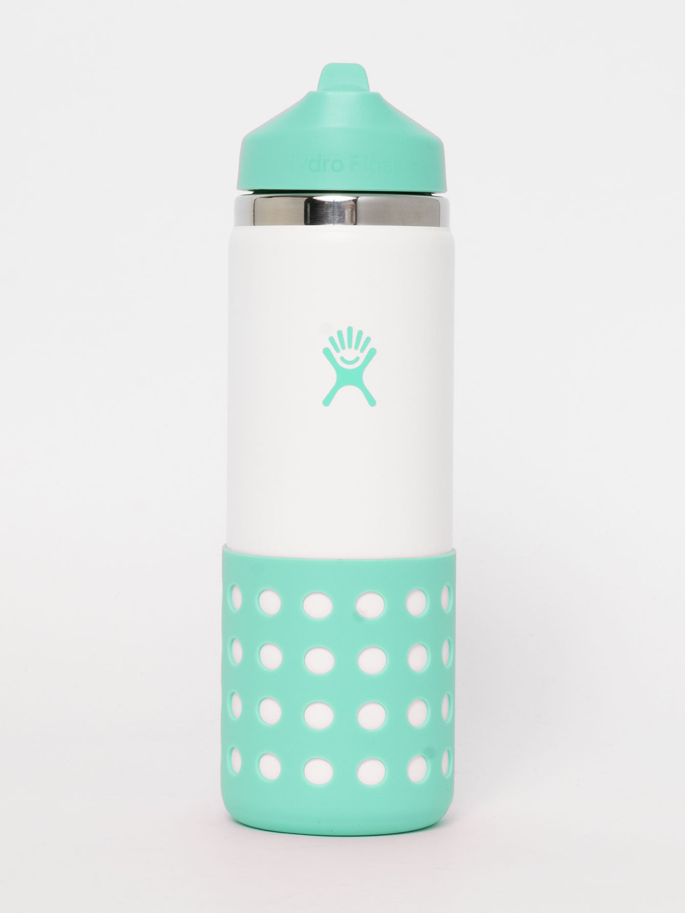 Hydro Flask 20oz Kids Wide Mouth Straw Lid & Boot Jungle