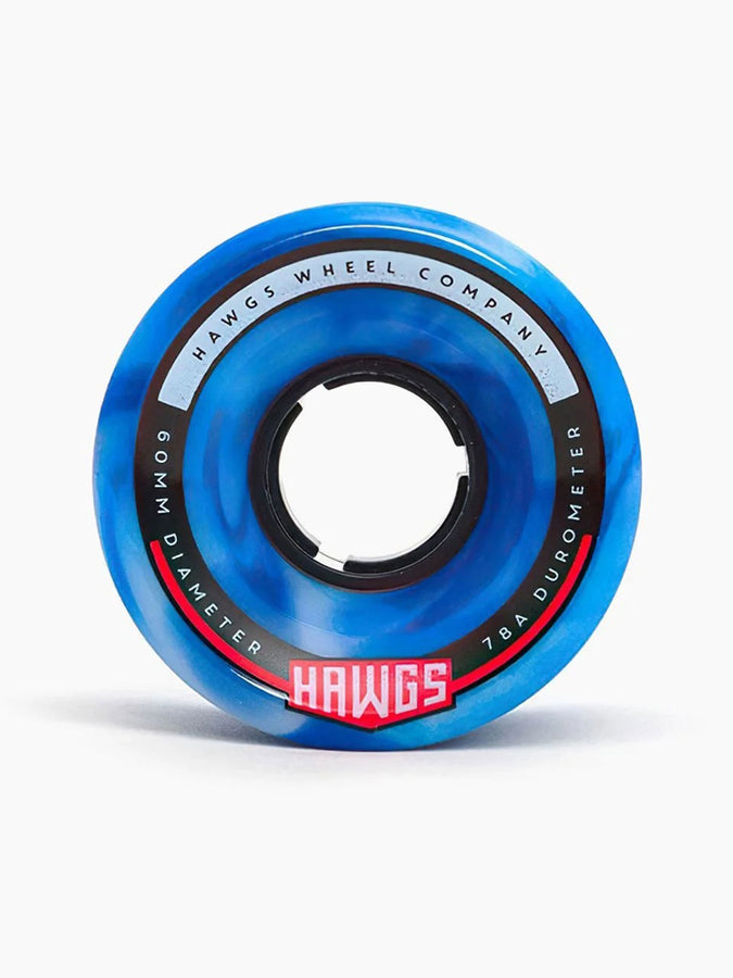 Hawgs Fatty Longboard Wheels | BLUE/WHITE