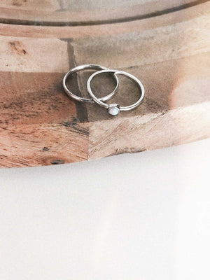 Sarahsilver Baby Opal Ring