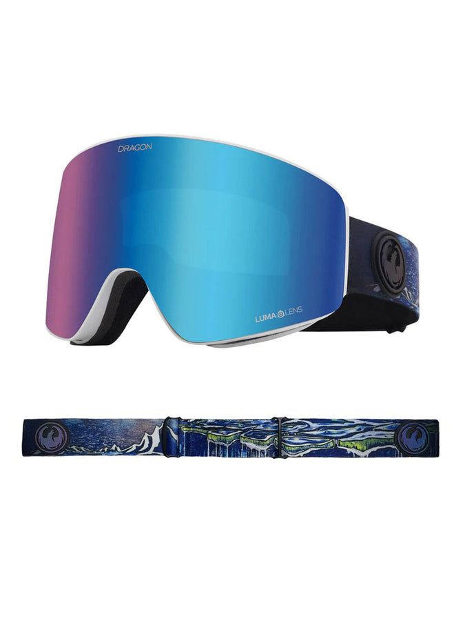 Dragon PXV + Bonus Lens Snowboard Goggle 2023 | IGUCHISIG/BLUE ION