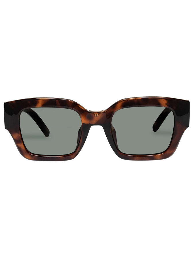 Le Specs Hypnos Sunglasses | TORT/GREEN MONO