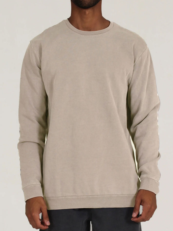 Lira Pigment Dye Crewneck Sweatshirt | STONE
