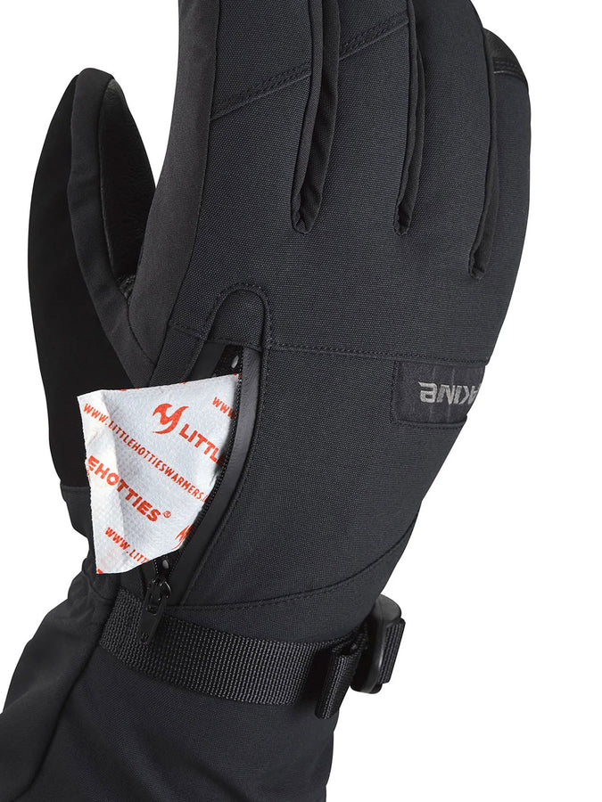 Dakine Leather Titan Gore-Tex Snowboard Gloves 2024 | BLACK