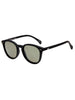 Le Specs Bandwagon Black Rubber/Khaki Mono Sunglasses