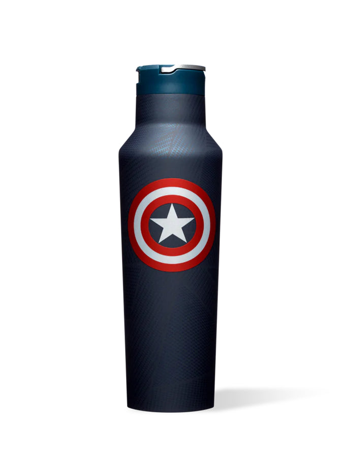 Corkcicle x Marvel 20oz Captain America Sport Canteen | CAPTAIN AMERICA