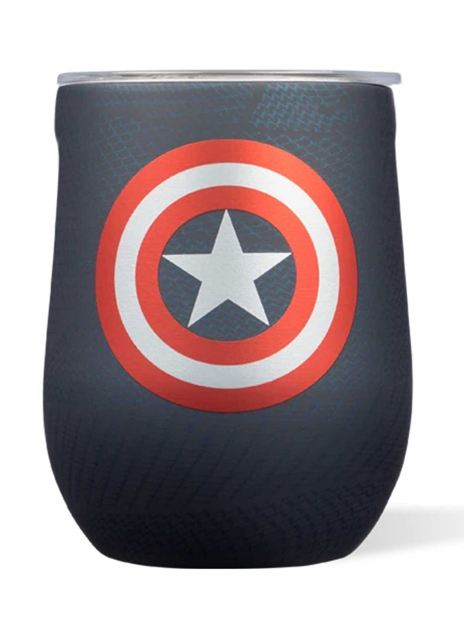 Corkcicle x Marvel Captain America 16oz Stemless | CAPTAIN AMERICA