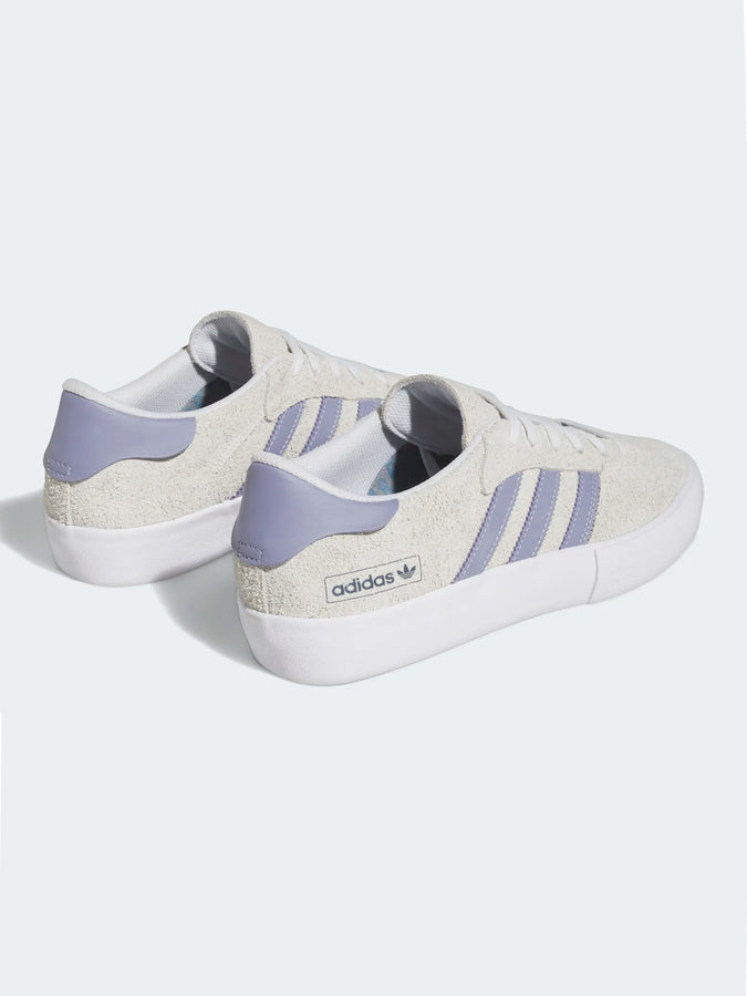 Adidas Summer 2023 Matchbreak White/Violet/Black Shoes | CRYSTAL WHT/SLV VIO/BLK