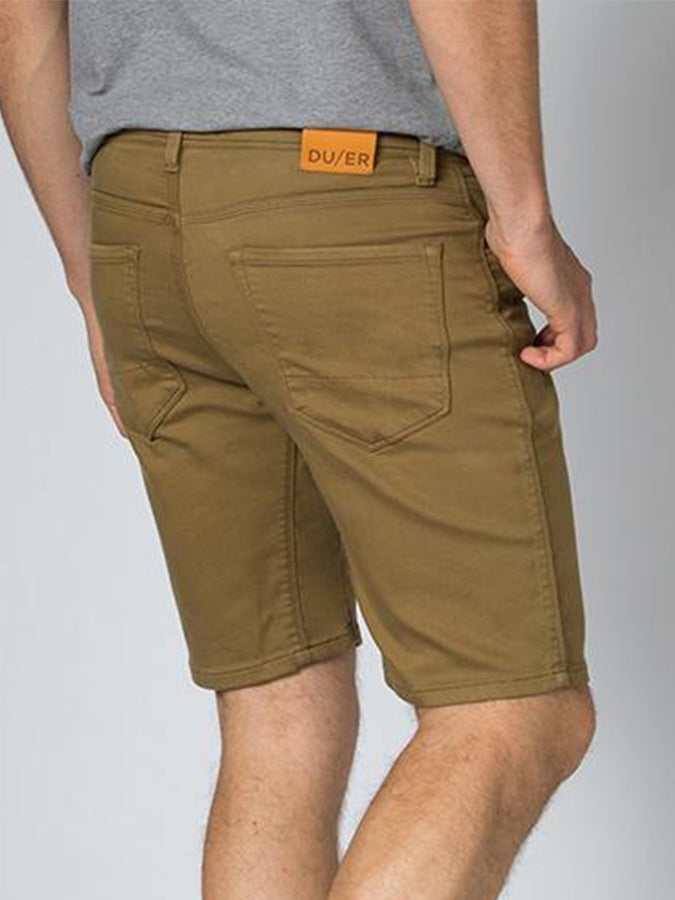 Duer No Sweat Shorts | TOBACCO