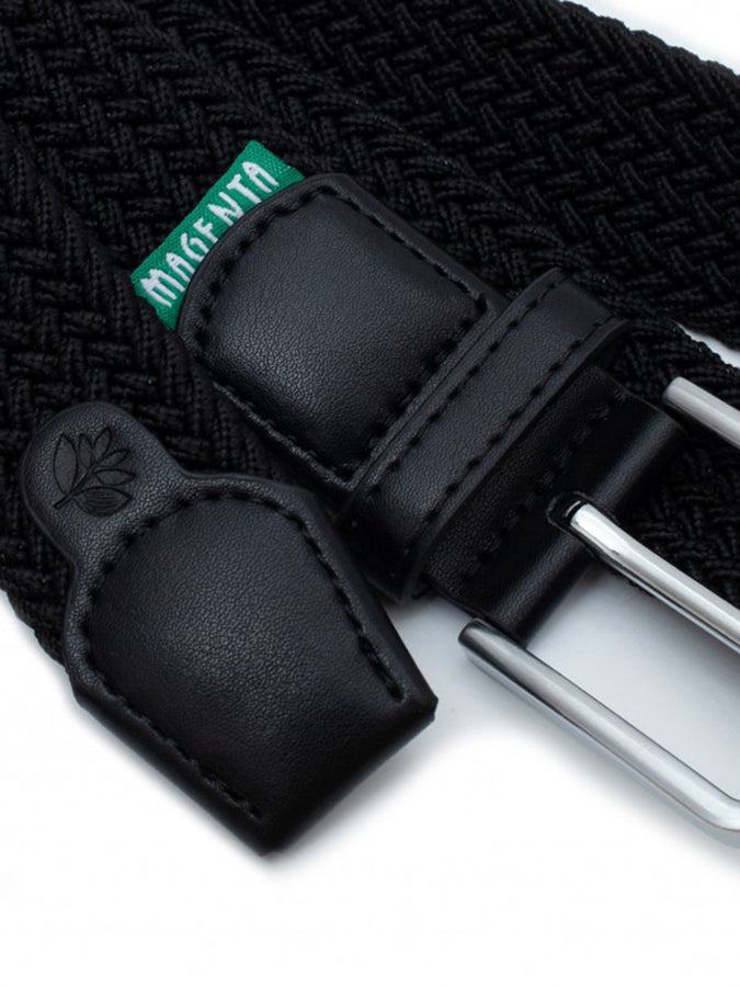 Magenta Braided Belt | BLACK