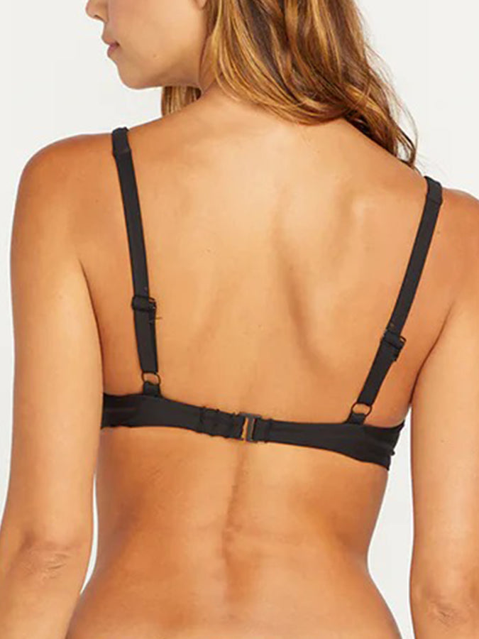 Volcom Simply Seamless U-Wire Bikini Top | BLACK (BLK)