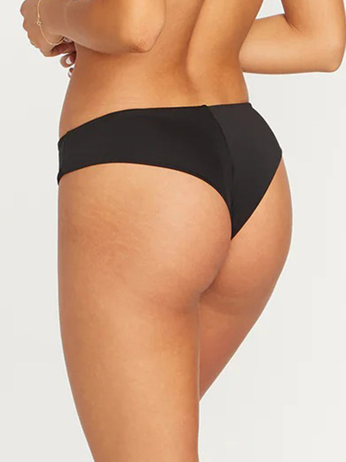 Volcom Simply Seamless Cheekini Bikini Bottom | BLACK (BLK)