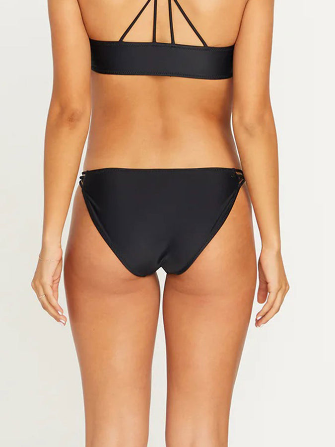 Volcom Spring 2023 Simply Solid Full Bikini Bottom | BLACK (BLK)