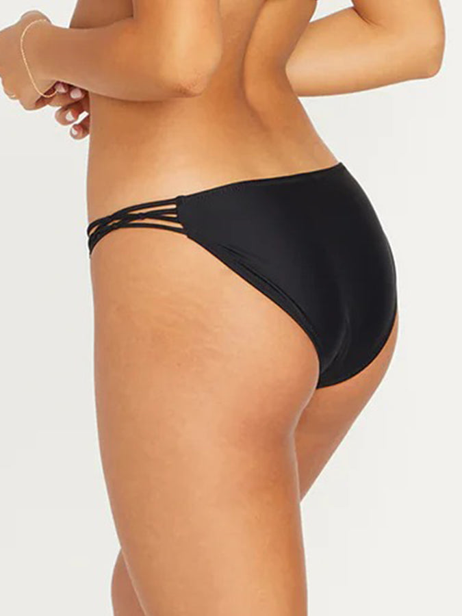 Volcom Simply Solid Full Bikini Bottom | BLACK (BLK)
