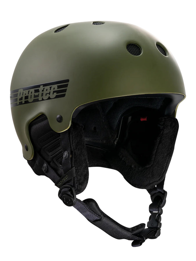 Pro-Tec Old School Snowboard Helmet | MATTE OLIVE