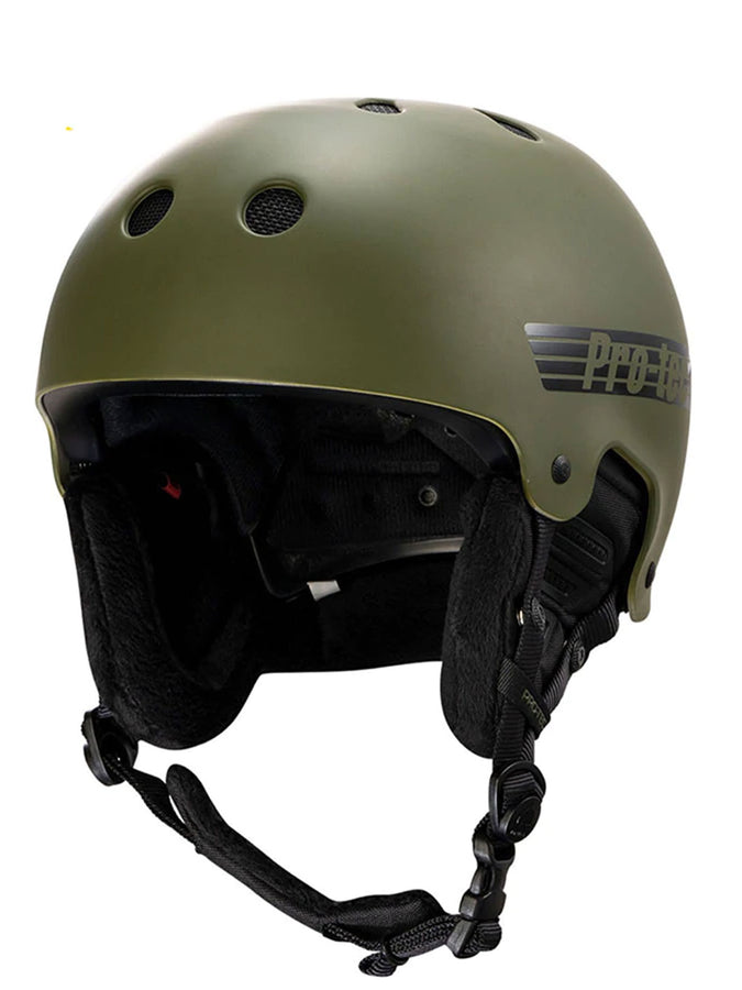 Pro-Tec Old School Certified Snowboard Helmet | MATTE OLIVE