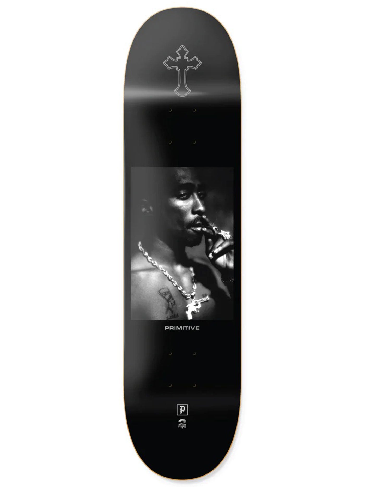 Primitive x Tupac Platinum 8.25 Skateboard Deck