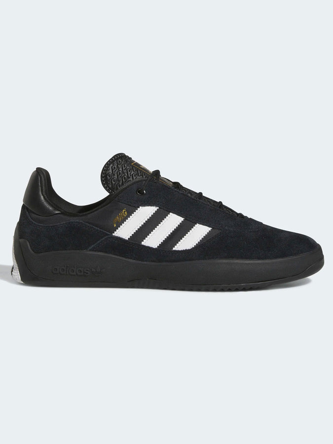 Adidas Srpring 2023 Puig Black White Gold Shoes | BLACK/WHITE/GOLD