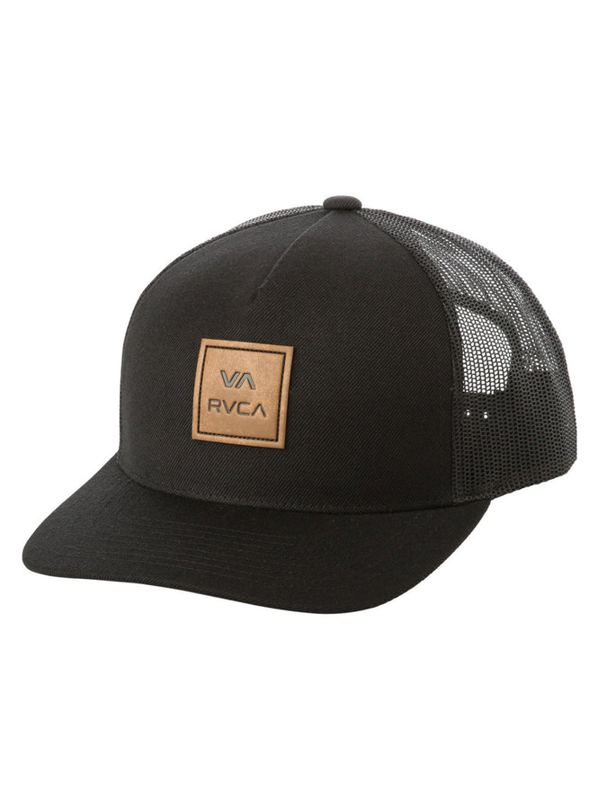 RVCA VA All The Way Curved Brim Trucker Hat | BLACK (BLK)