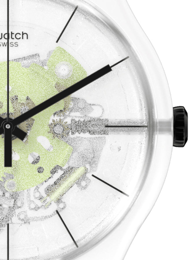Swatch NG Biosourced Green Daze Watch | EMPIRE 