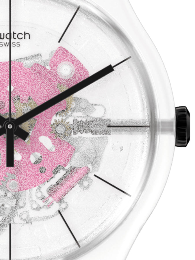 Swatch NG Biosourced Pink Daze Watch | EMPIRE 