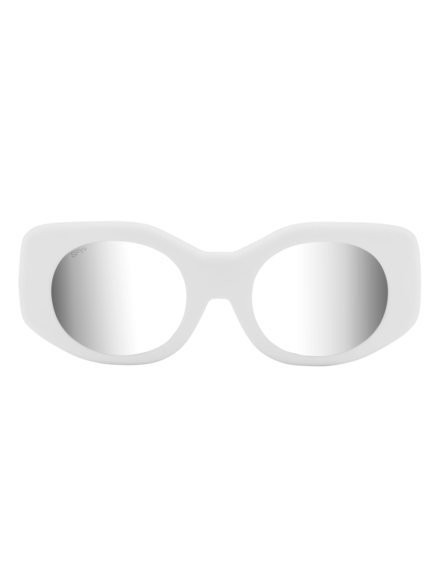 Spy Hangout Matte White Sunglasses