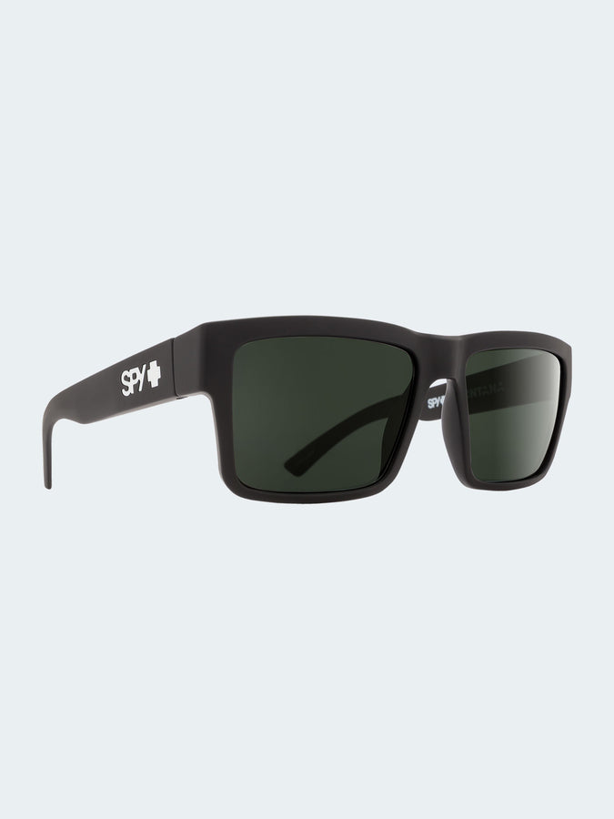 Spy Montana Soft Matte Black Gray Green Sunglasses | SOFT MAT BLK/HD GRY GRN