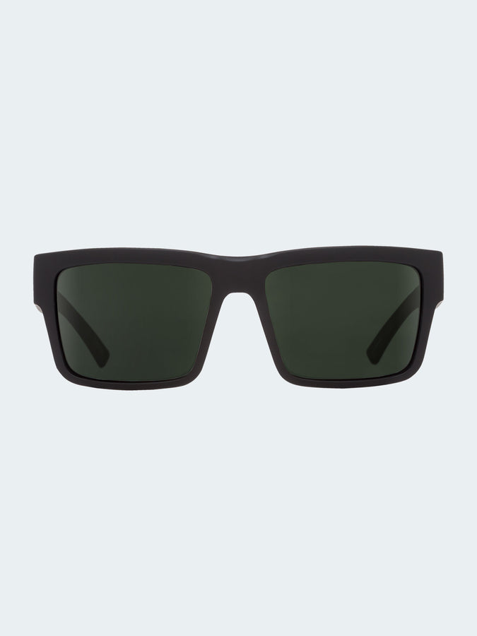 Spy Montana Soft Matte Black Gray Green Sunglasses | SOFT MAT BLK/HD GRY GRN