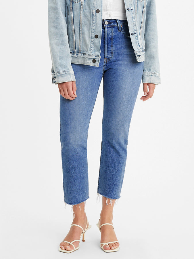 501 Tapered Straight Fit Crop Jeans
