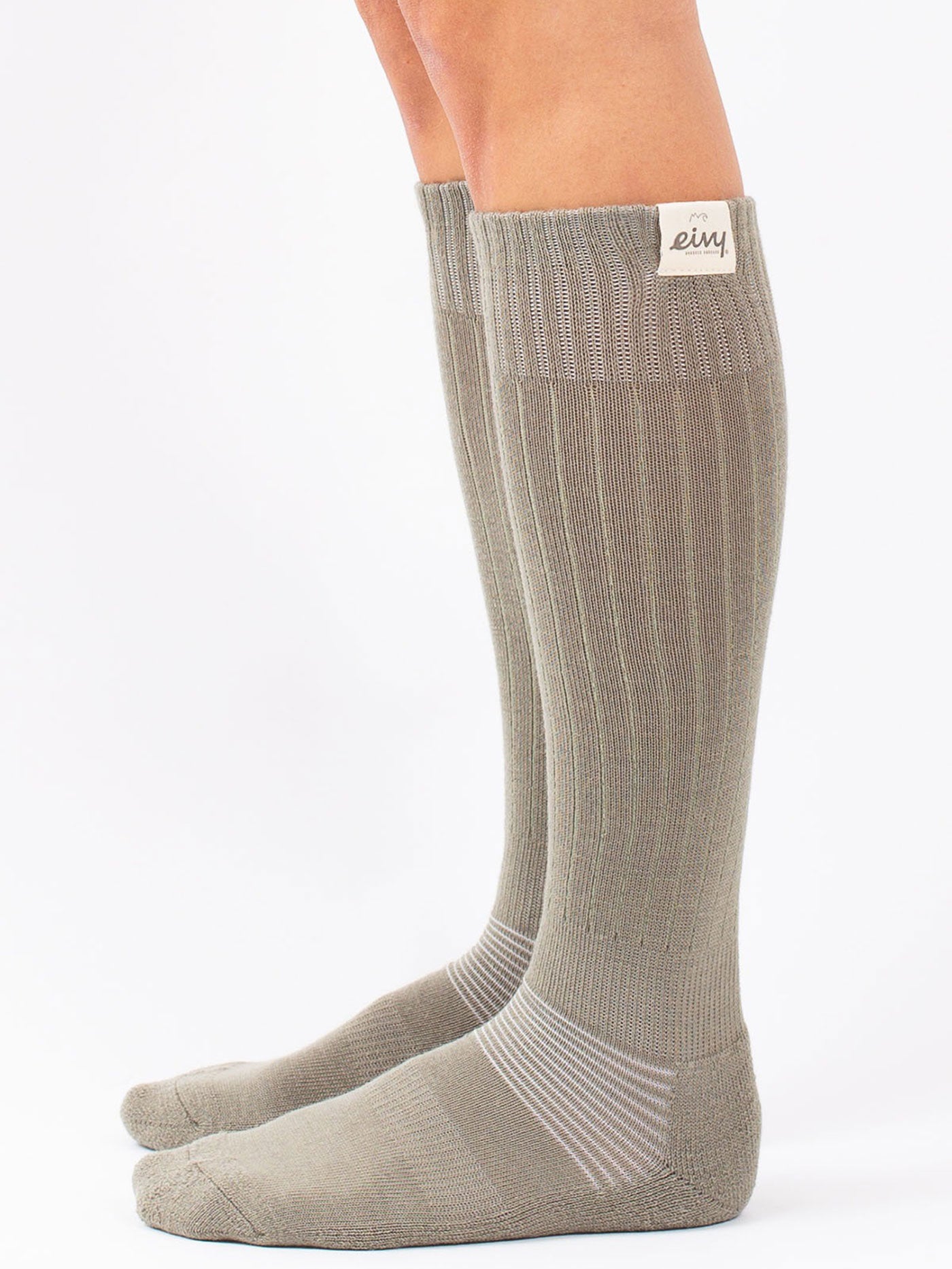 Eivy Rib Wool Faded Oak Snowboard Socks 2023