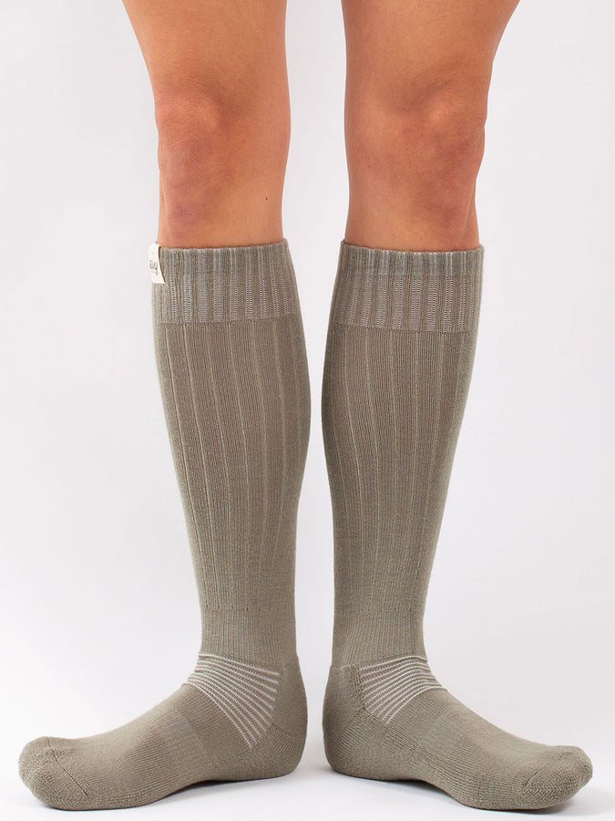 Eivy Rib Wool Faded Oak Snowboard Socks 2023 | FADED OAK