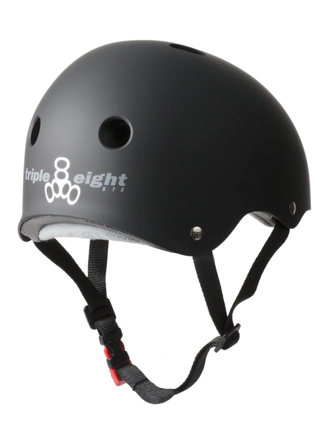 Triple 8 Sweatsaver EPS Dual Certified Helmet | BLACK