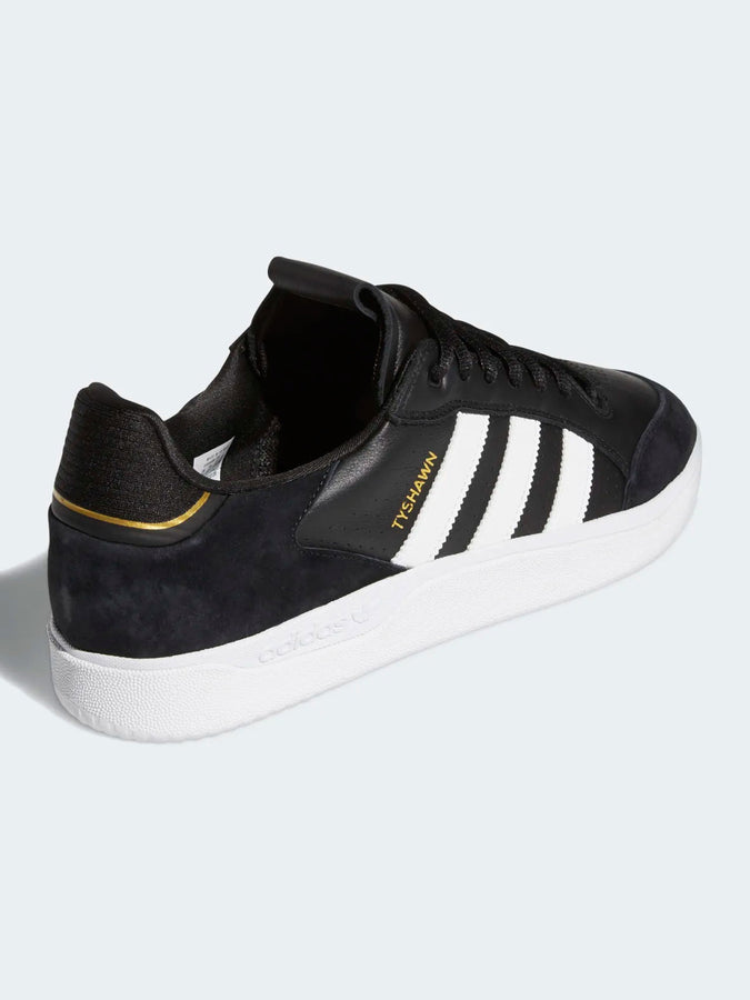 Adidas Tyshawn Low Black/White/Gold Shoes | BLACK/WHITE/GOLD