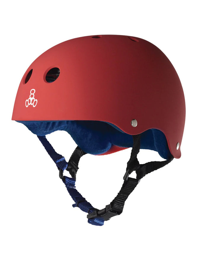 Triple 8 Sweatsaver Rubber Helmet | UNITED RED