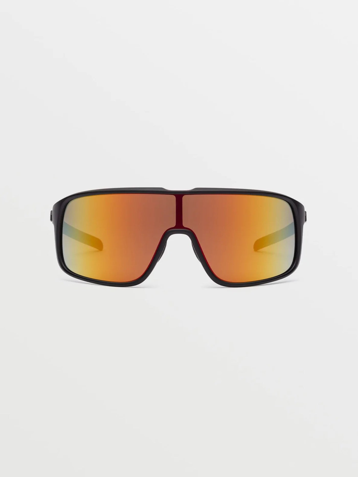 Volcom Macho Matte Black/Gray Red Chrome Sunglasses