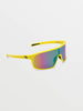 Volcom Macho Gloss Yellow Aqua/Rainbow Mirror Sunglasses