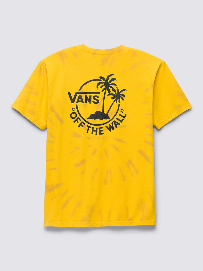 Vans Summer 2023 Mini Dual Palm Tie Dye T-Shirt | OLD GOLD/NRCS/BLACK (BX)
