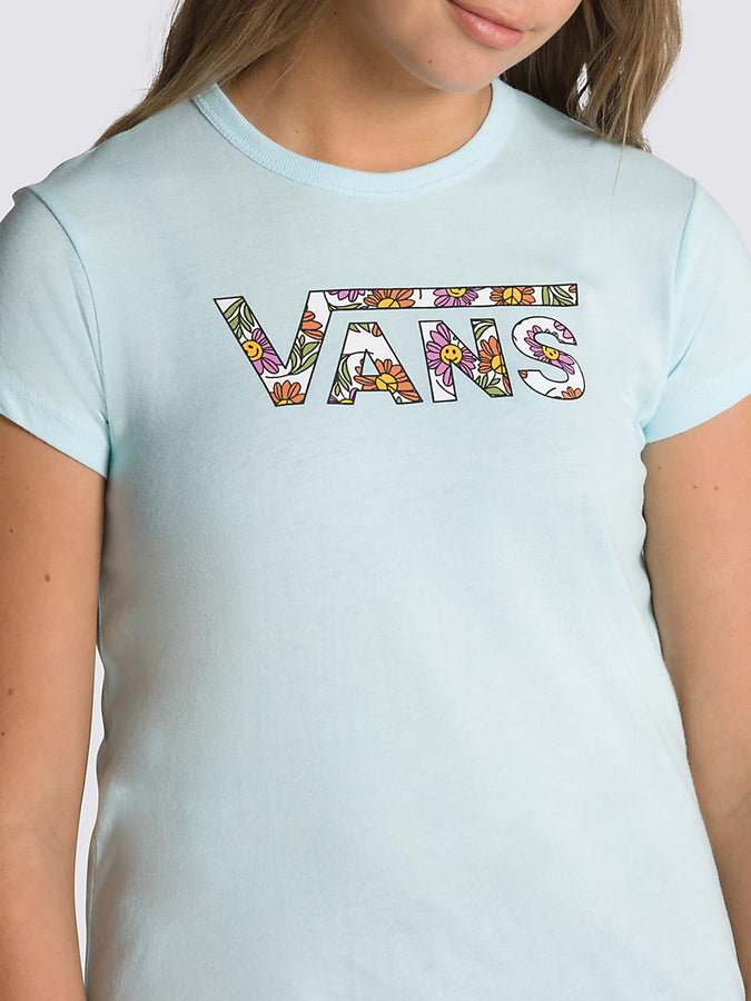 Vans Spring 2023 Elevated Floral Fill Mini T-Shirt | BLUE GLOW (G5O)
