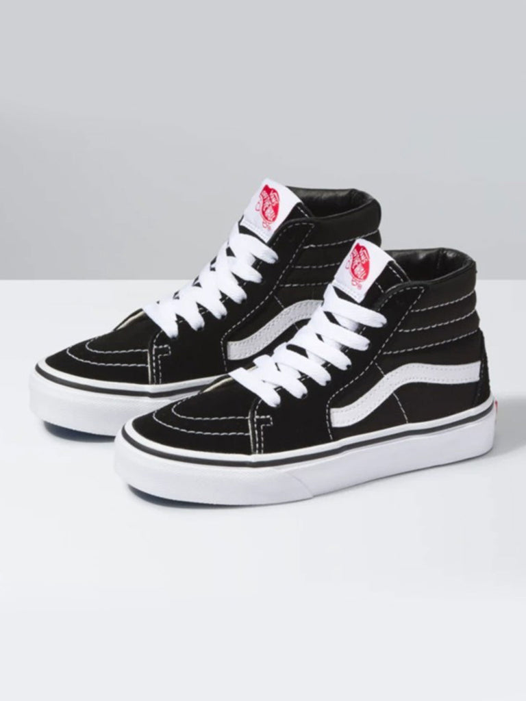 Vans SK8-HI Black True White Shoes | EMPIRE