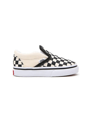 Vans Classic Checkerboard Black/White Slip On Shoes
