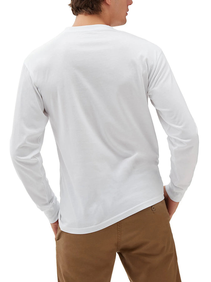 Vans Classic Long Sleeve T-Shirt | WHITE/BLACK (YB2)