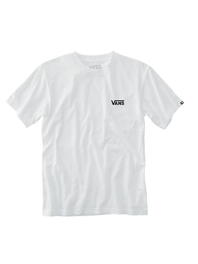 Vans Left Chest Logo T-Shirt | WHITE/BLACK (YB2)