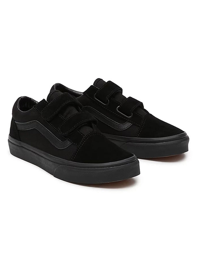Vans Old Skool V Black Black Shoes | BLACK/BLACK (ENR)
