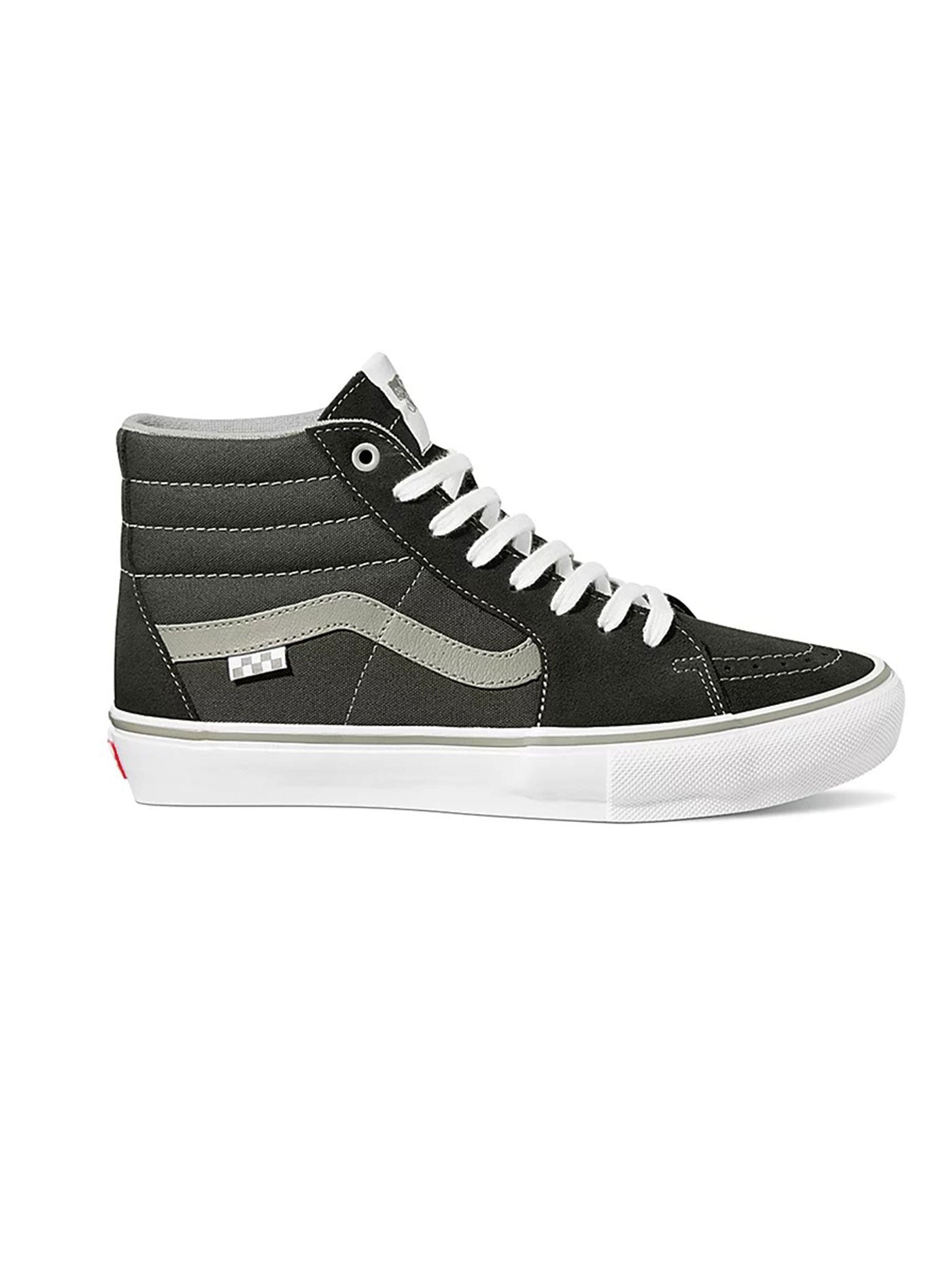 Vans Skate SK8-HI Dark Grey/White Shoes | EMPIRE