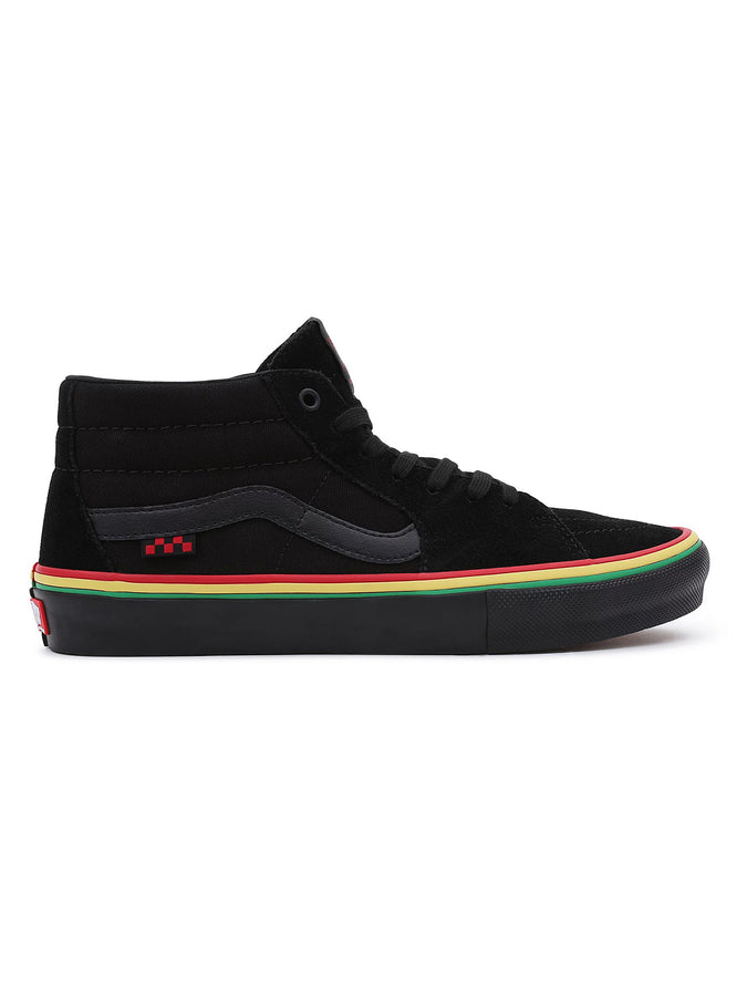 Vans Summer 2023 Skate Grosso Mid Black Shoes | BLACK (BLA)