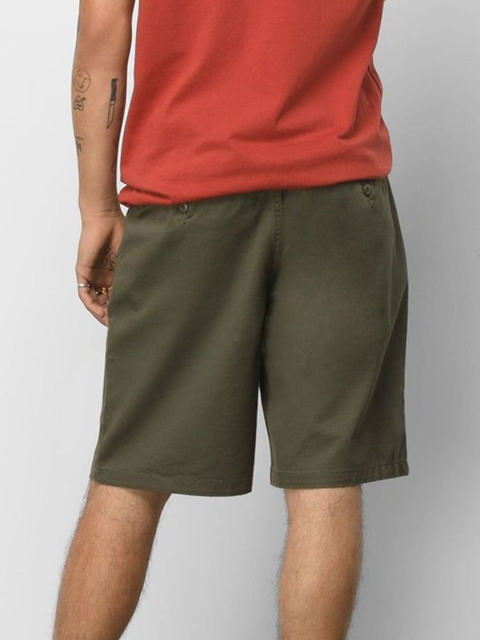 Vans Authentic Chino Relaxed Shorts | GRAPE LEAF (KCZ)