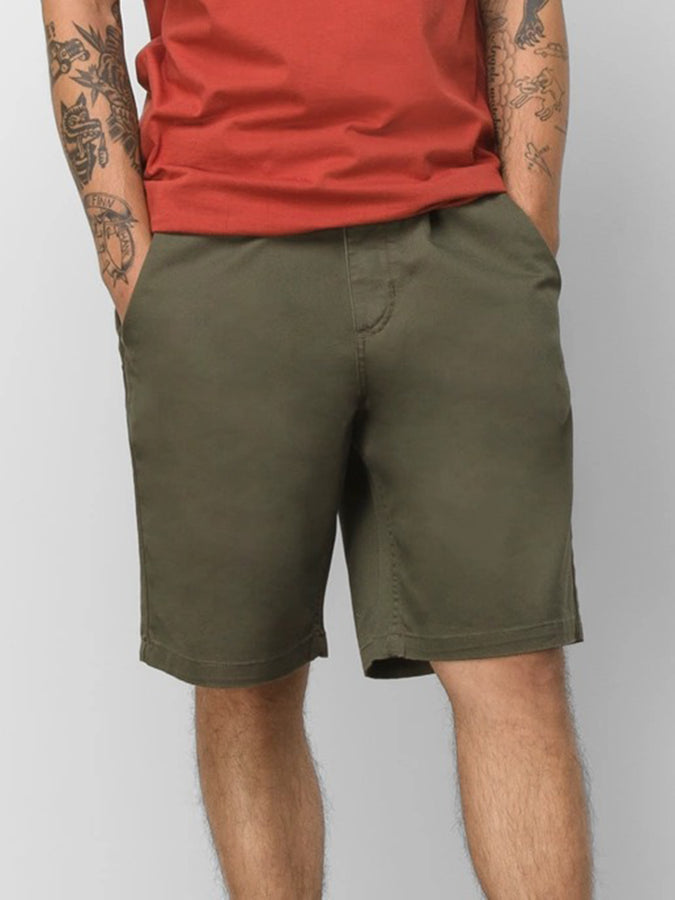Vans Authentic Chino Relaxed Shorts | GRAPE LEAF (KCZ)