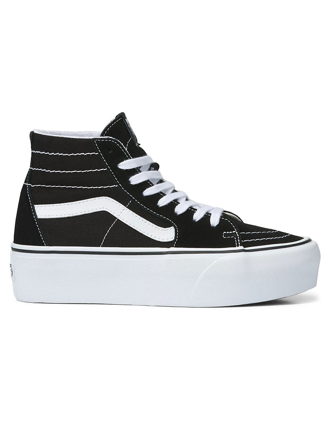Vans SK8-HI Tapered Stackform Black/True White Shoes | BLACK/TRUE WHITE (BMX)