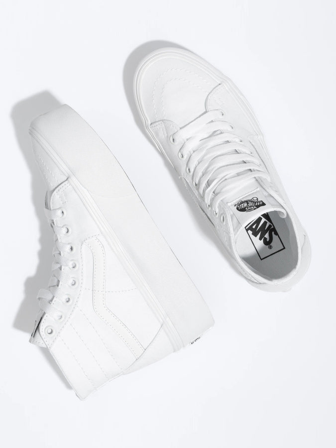 Vans Sk8-Hi Tapered Stackform True White Shoes | TRUE WHITE (W00)