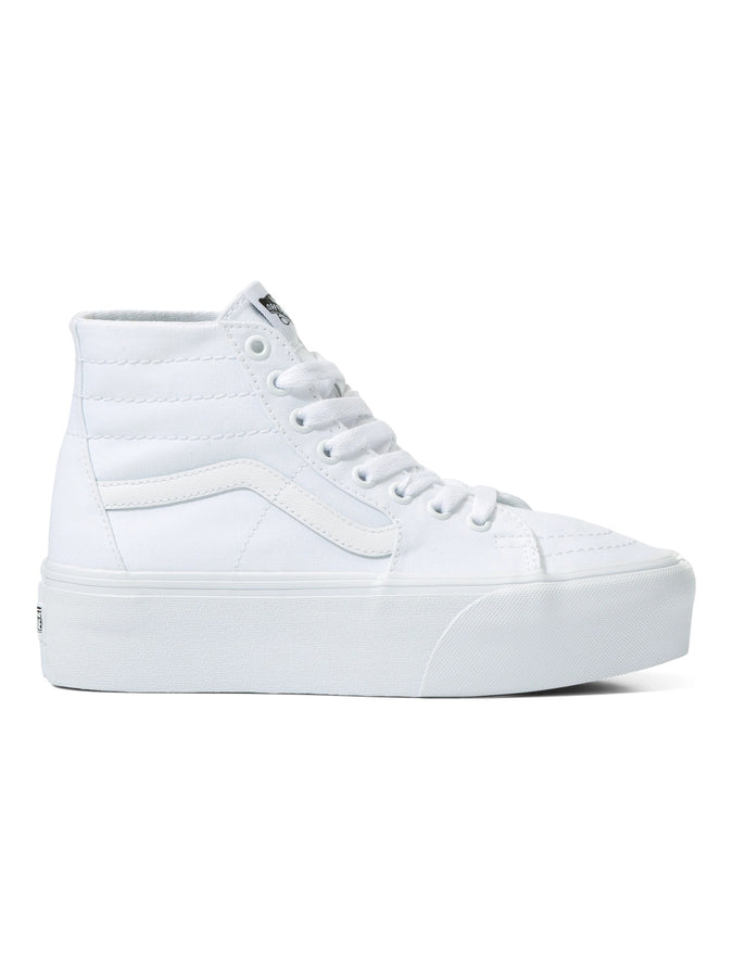 Vans Sk8-Hi Tapered Stackform True White Shoes | TRUE WHITE (W00)